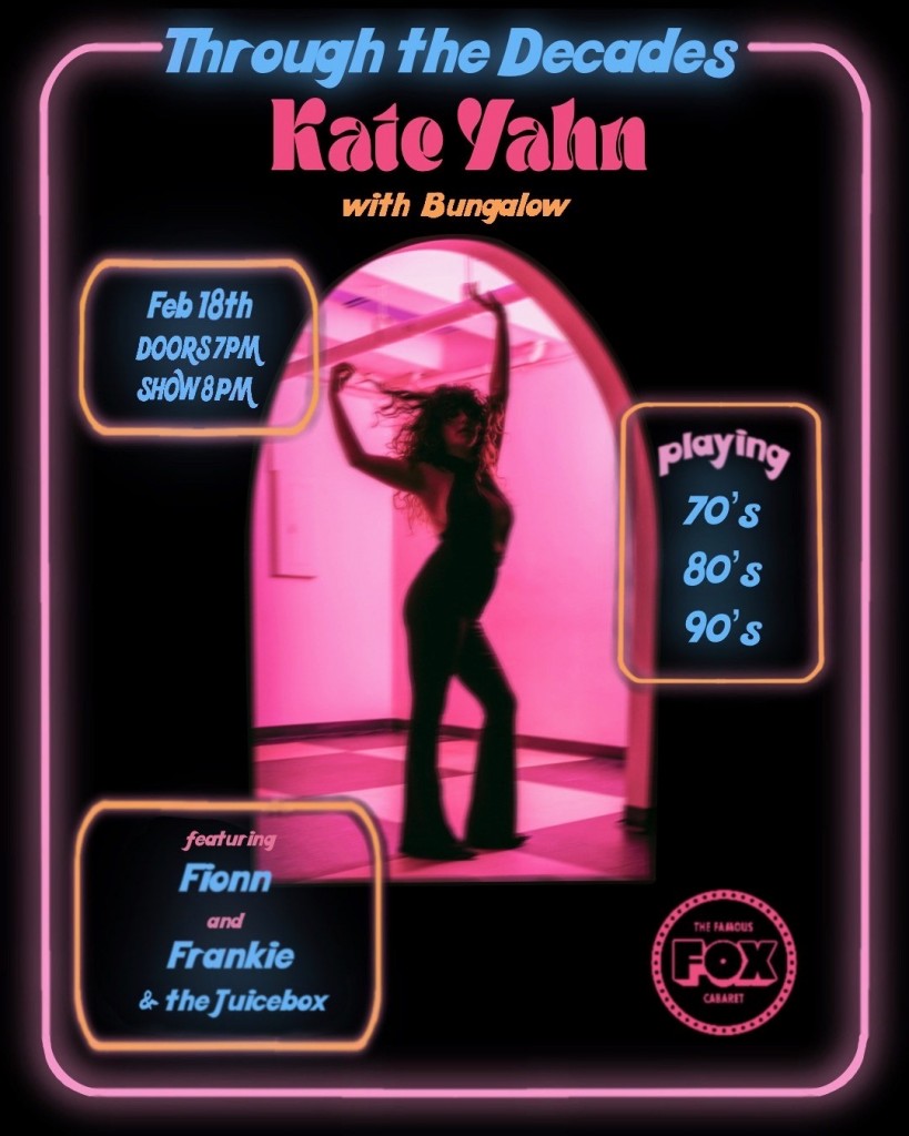 Kate Yahn Fox Cabaret February 2023